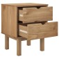 vidaXL Κομοδίνο OTTA 46 x 39,5 x 57 εκ. από Μασίφ Ξύλο Πεύκου