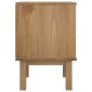 vidaXL Κομοδίνο OTTA 46 x 39,5 x 57 εκ. από Μασίφ Ξύλο Πεύκου