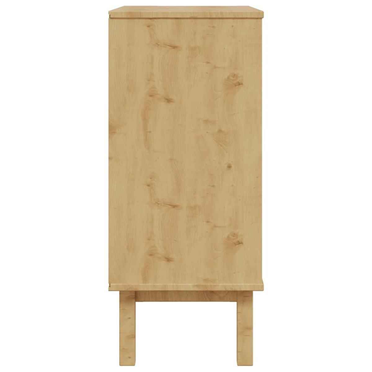 vidaXL Συρταριέρα OTTA Καφέ & Γκρι 76,5x39,5x90 εκ. Μασίφ Ξύλο Πεύκου