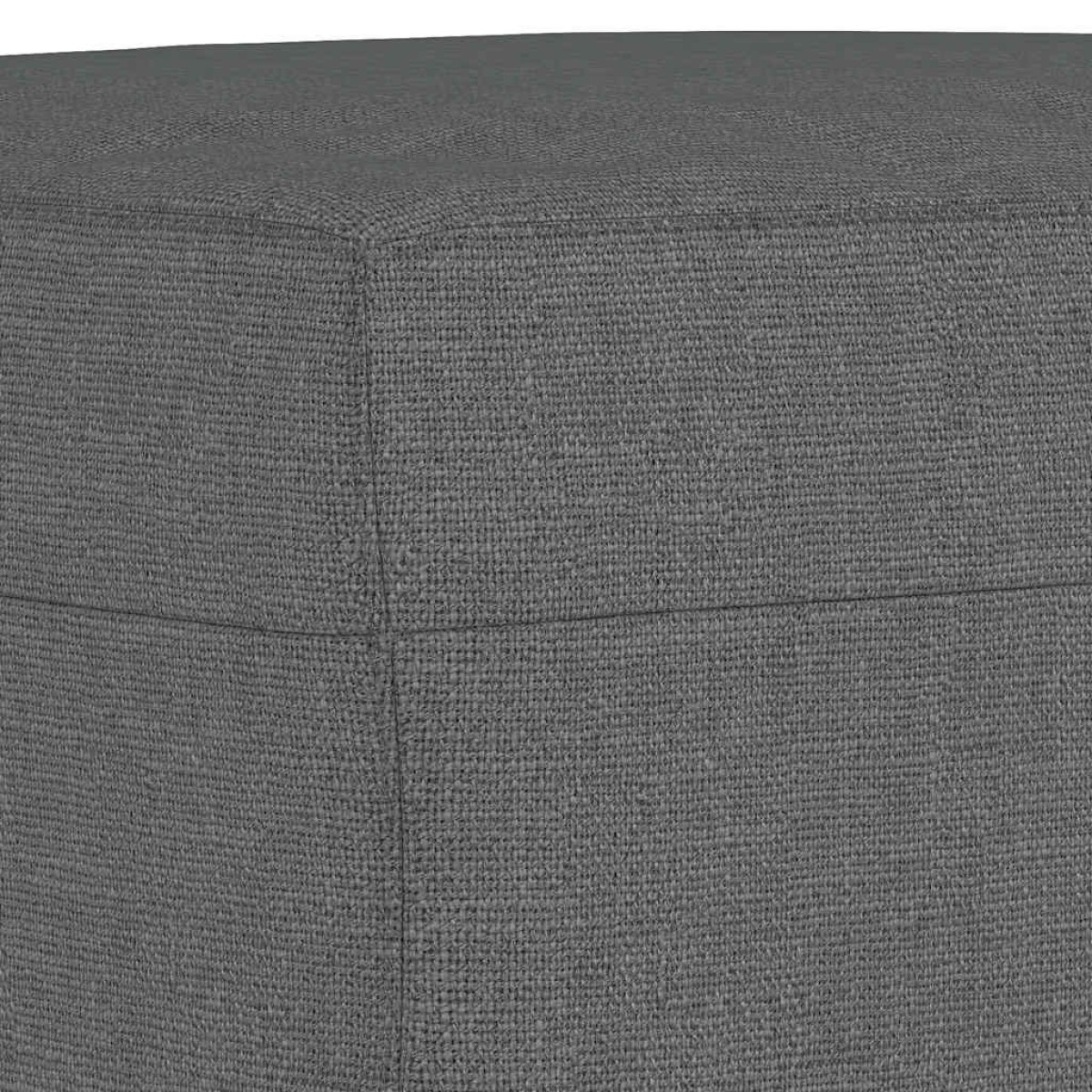 vidaXL Υποπόδιο Σκούρο Γκρι 60 x 50 x 41 εκ. Υφασμάτινο