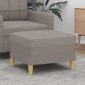 vidaXL Υποπόδιο Taupe 60x50x41 εκ. Υφασμάτινο