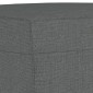vidaXL Υποπόδιο Σκούρο Γκρι 70 x 55 x 41 εκ. Υφασμάτινο