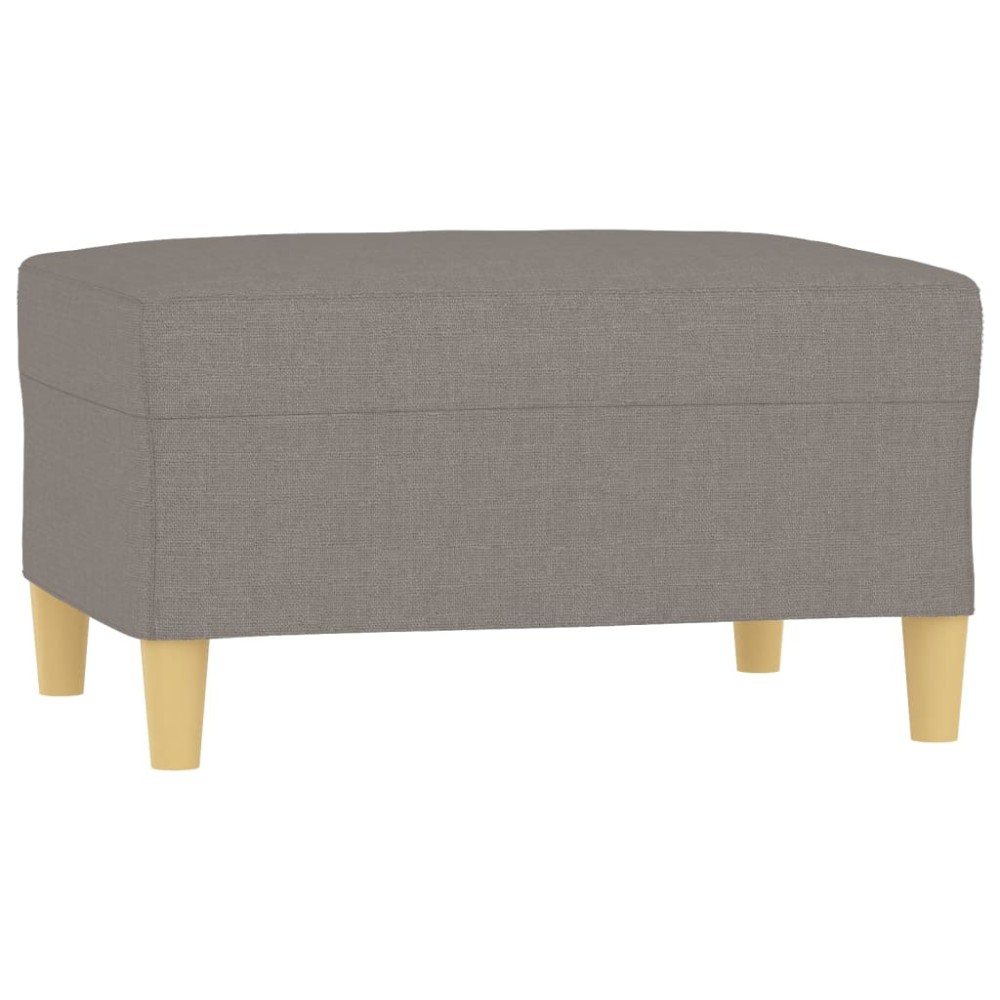 vidaXL Υποπόδιο Taupe 70 x 55 x 41 εκ. Υφασμάτινο