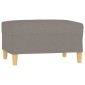 vidaXL Υποπόδιο Taupe 70 x 55 x 41 εκ. Υφασμάτινο