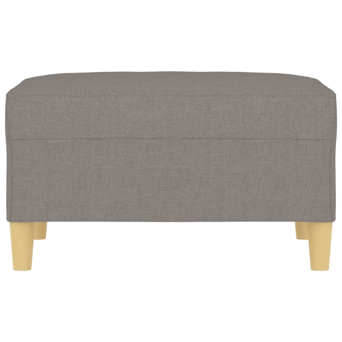 vidaXL Υποπόδιο Taupe 70 x 55 x 41 εκ. Υφασμάτινο