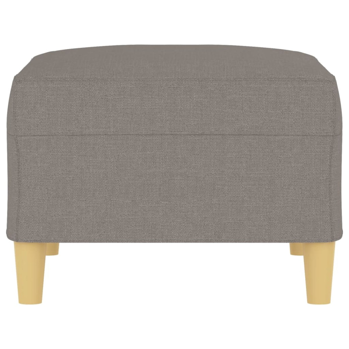 vidaXL Υποπόδιο Taupe 70 x 55 x 41 εκ. Υφασμάτινο