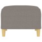 vidaXL Υποπόδιο Taupe 70 x 55 x 41 εκ. Υφασμάτινο