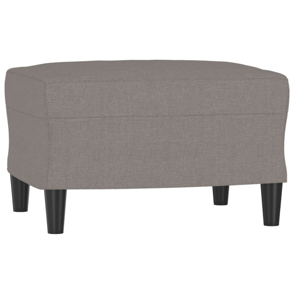 vidaXL Υποπόδιο Taupe 60x50x41 εκ. Υφασμάτινο