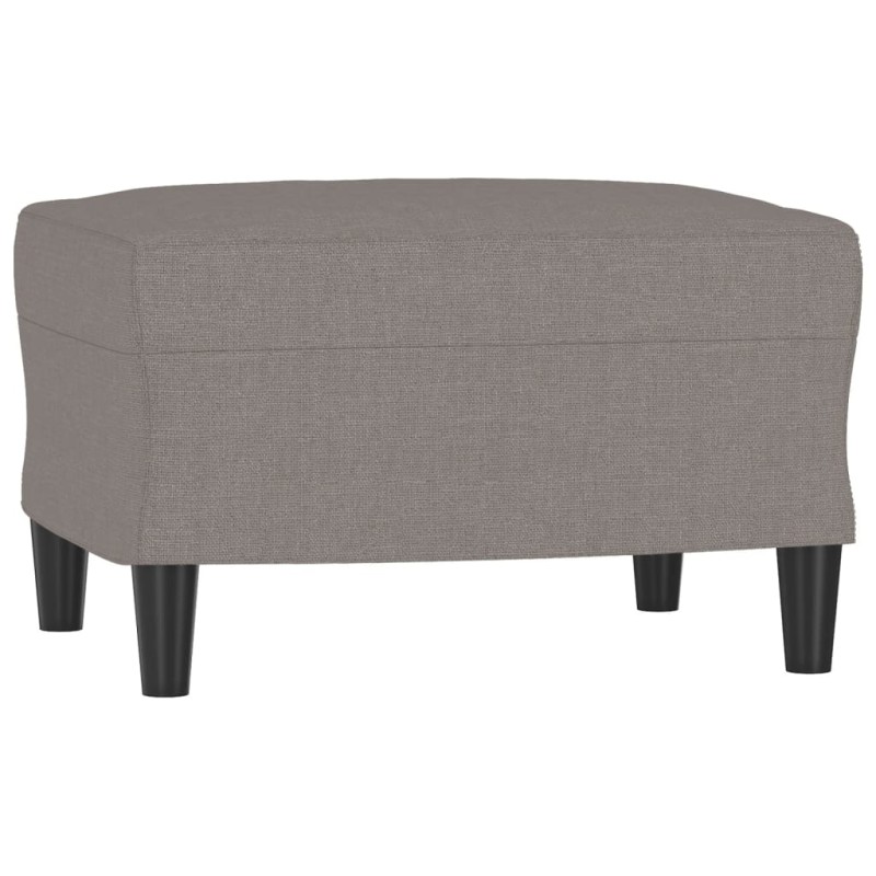 vidaXL Υποπόδιο Taupe 60x50x41 εκ. Υφασμάτινο