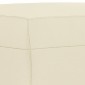 vidaXL Υποπόδιο Κρεμ 60x50x41 εκ. από Συνθετικό Δέρμα