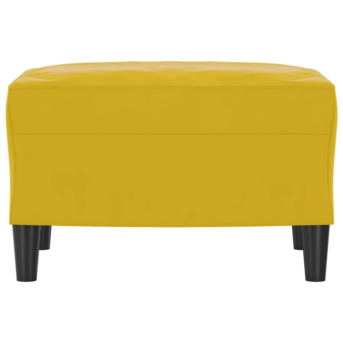 vidaXL Υποπόδιο Κίτρινο 60x50x41 εκ. Βελούδινο