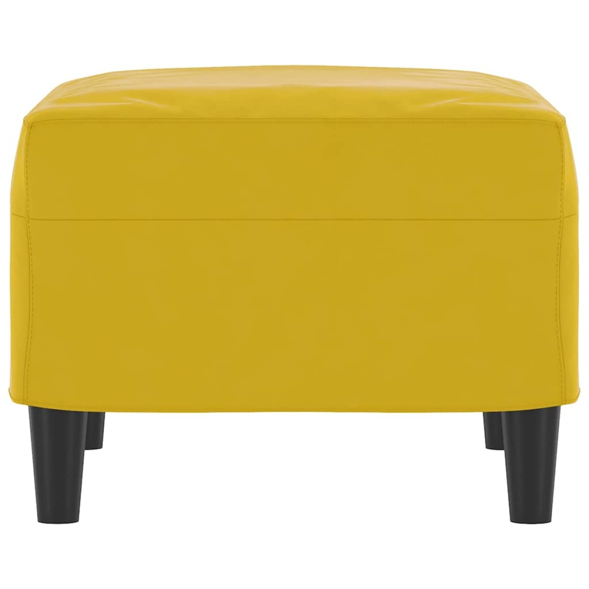 vidaXL Υποπόδιο Κίτρινο 60x50x41 εκ. Βελούδινο