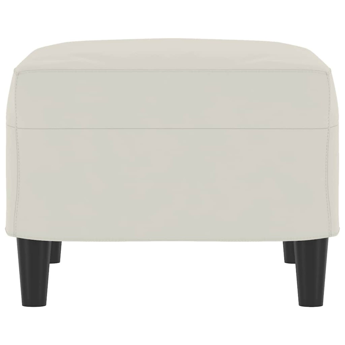 vidaXL Υποπόδιο Κρεμ 60x50x41 εκ. Βελούδινο