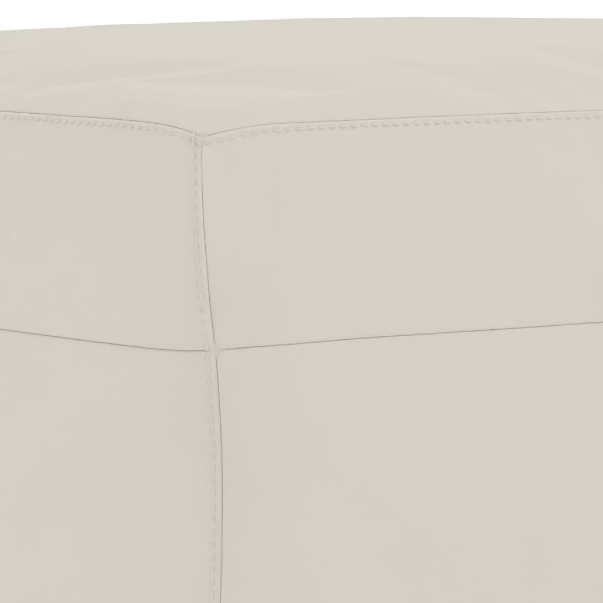 vidaXL Υποπόδιο Κρεμ 60x50x41 εκ. Βελούδινο