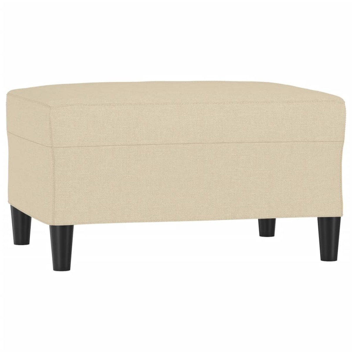 vidaXL Υποπόδιο Κρεμ 70 x 55 x 41 εκ. Υφασμάτινο