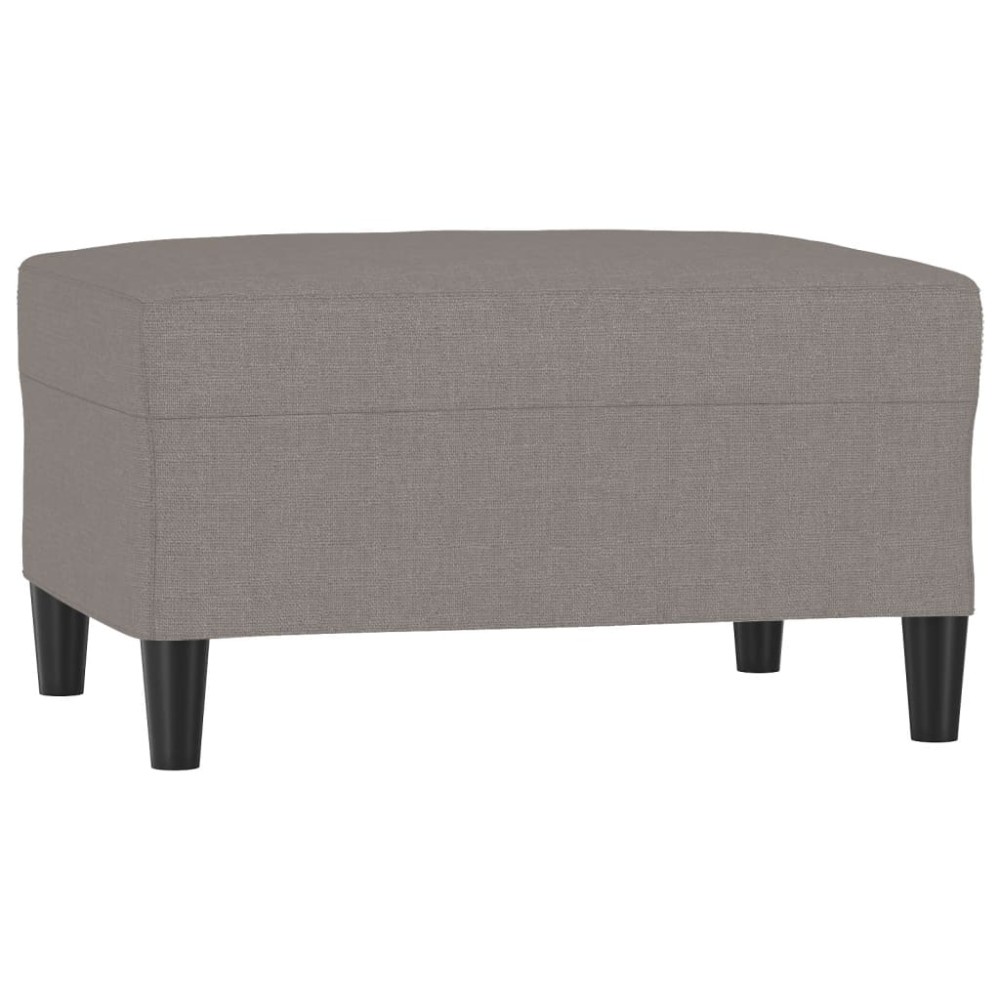 vidaXL Υποπόδιο Taupe 70 x 55 x 41 εκ. Υφασμάτινο