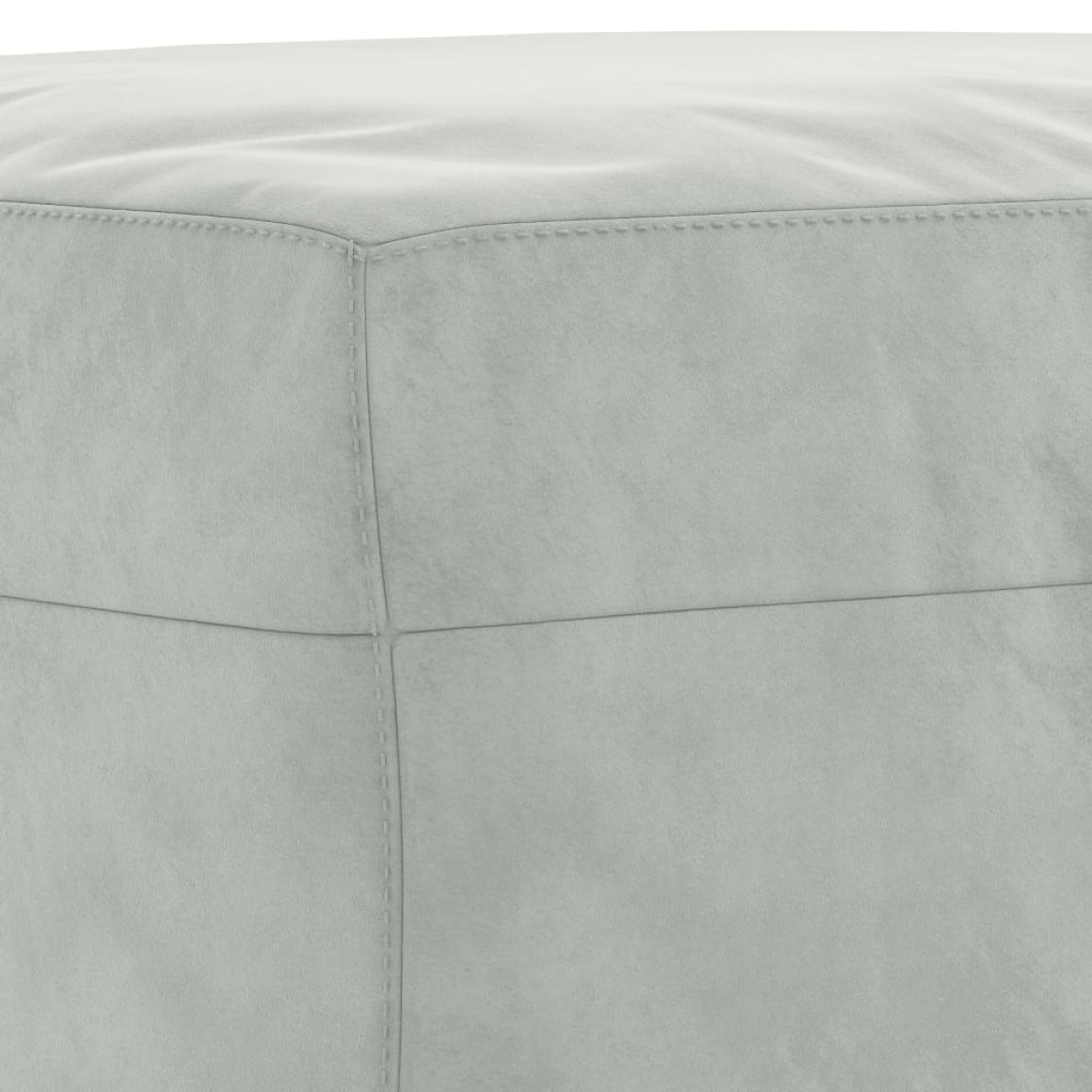 vidaXL Υποπόδιο Ανοιχτό Γκρι 70 x 55x 41 εκ. Βελούδινο