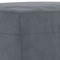 vidaXL Υποπόδιο Σκούρο Γκρι 70 x 55x 41 εκ. Βελούδινο