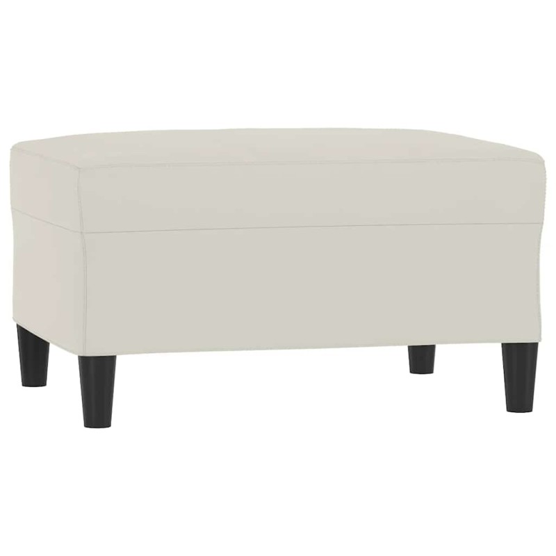 vidaXL Υποπόδιο Κρεμ 70x55x41 εκ. Βελούδινο