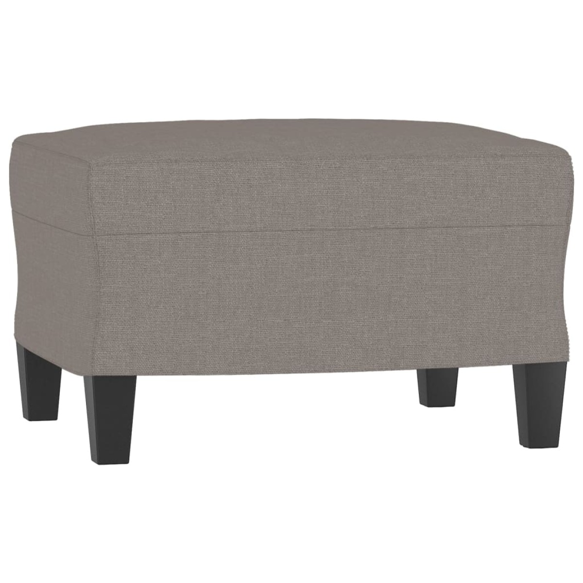 vidaXL Υποπόδιο Taupe 60x50x41 εκ. Υφασμάτινο
