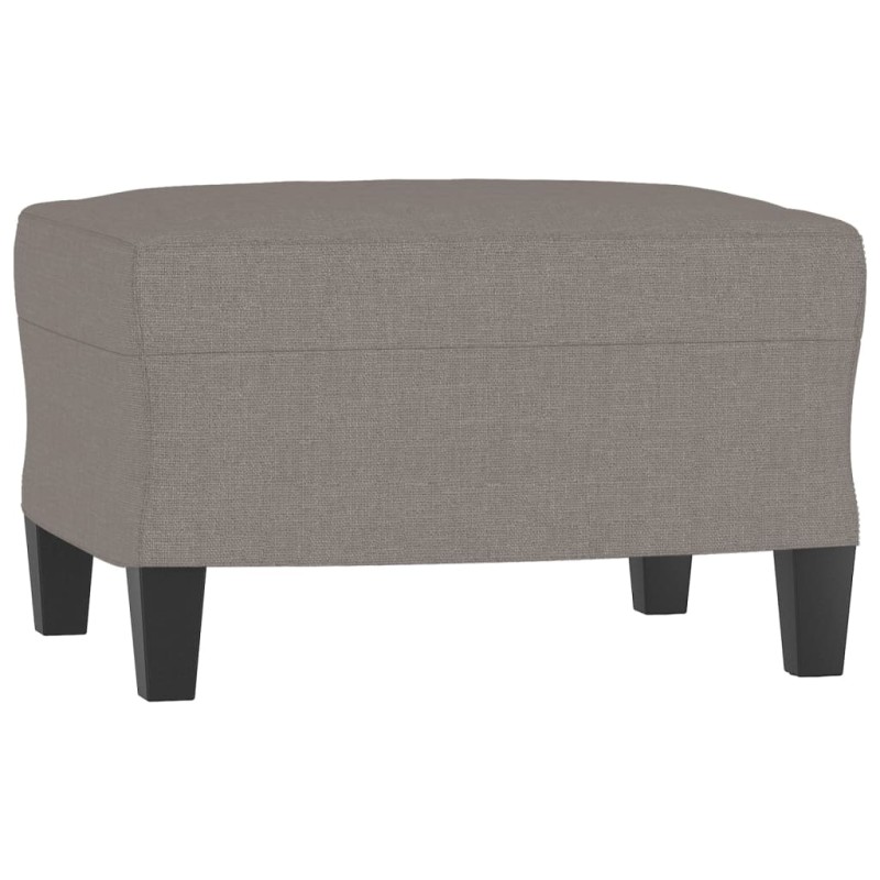 vidaXL Υποπόδιο Taupe 60x50x41 εκ. Υφασμάτινο