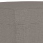vidaXL Υποπόδιο Taupe 60x50x41 εκ. Υφασμάτινο