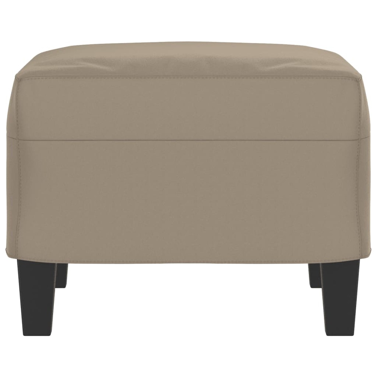vidaXL Υποπόδιο Taupe 60 x 50 x 41 εκ. από Ύφασμα Μικροϊνών