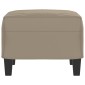 vidaXL Υποπόδιο Taupe 60 x 50 x 41 εκ. από Ύφασμα Μικροϊνών