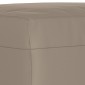 vidaXL Υποπόδιο Taupe 60 x 50 x 41 εκ. από Ύφασμα Μικροϊνών