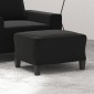 vidaXL Υποπόδιο Μαύρο 60 x 50 x 41 εκ. από Ύφασμα Μικροϊνών
