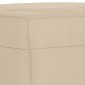 vidaXL Υποπόδιο Κρεμ 60x50x41εκ. από Ύφασμα Μικροϊνών