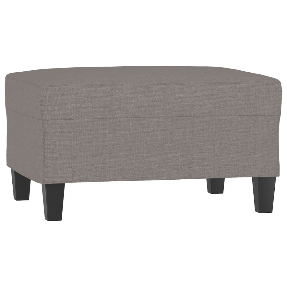 vidaXL Υποπόδιο Taupe 70 x 55 x 41 εκ. Υφασμάτινο
