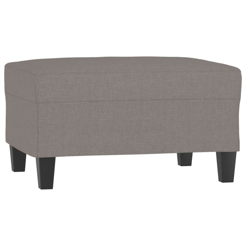 vidaXL Υποπόδιο Taupe 70 x 55 x 41 εκ. Υφασμάτινο