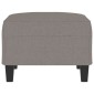 vidaXL Υποπόδιο Taupe 70 x 55 x 41 εκ. Υφασμάτινο
