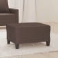 vidaXL Υποπόδιο Καφέ 70x55x41 εκ. από Συνθετικό Δέρμα