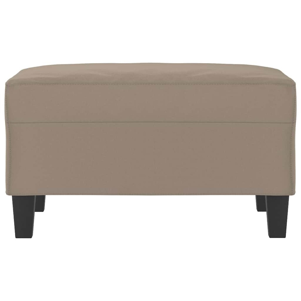 vidaXL Υποπόδιο Taupe 70 x 55 x 41 εκ. από Ύφασμα Μικροϊνών