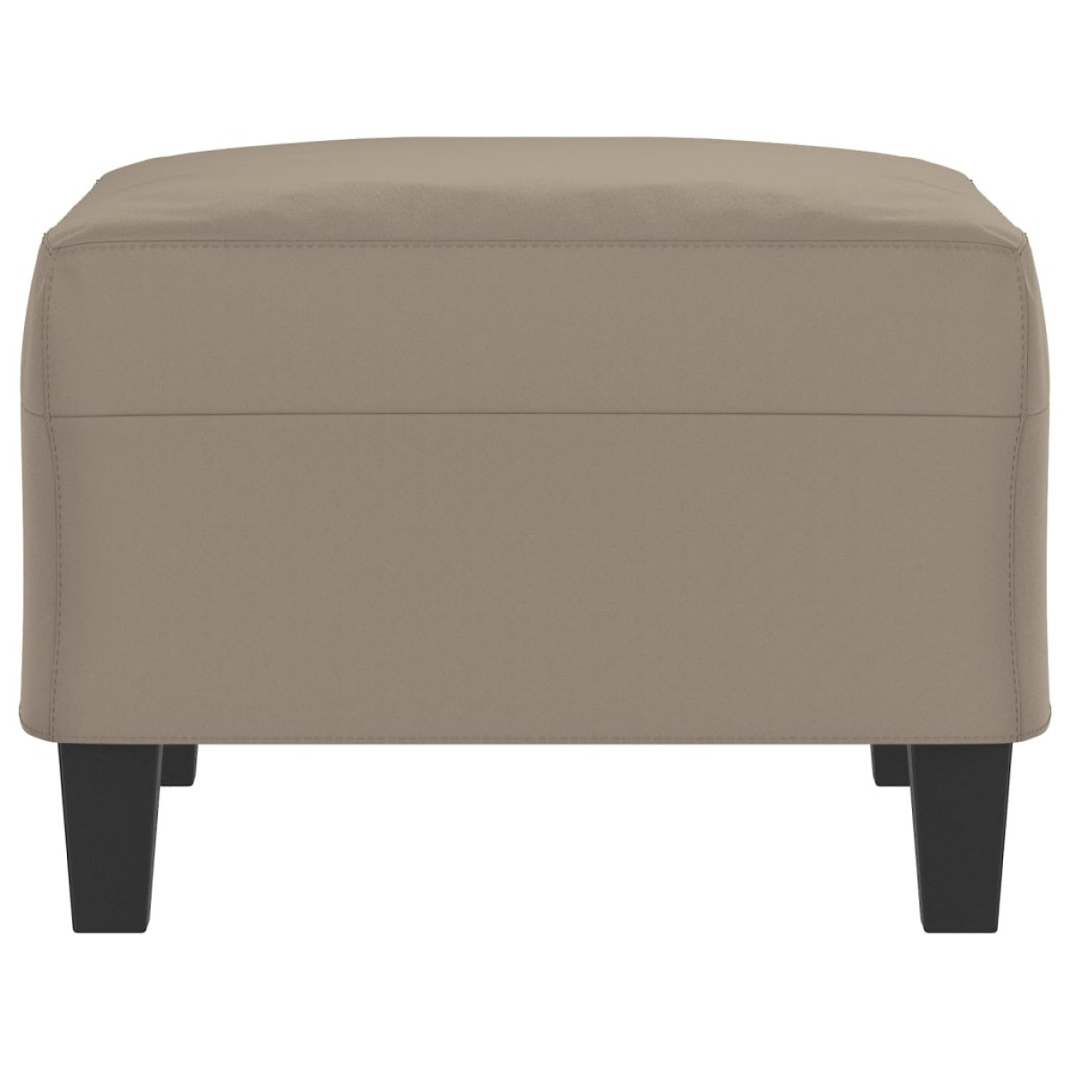 vidaXL Υποπόδιο Taupe 70 x 55 x 41 εκ. από Ύφασμα Μικροϊνών