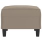 vidaXL Υποπόδιο Taupe 70 x 55 x 41 εκ. από Ύφασμα Μικροϊνών