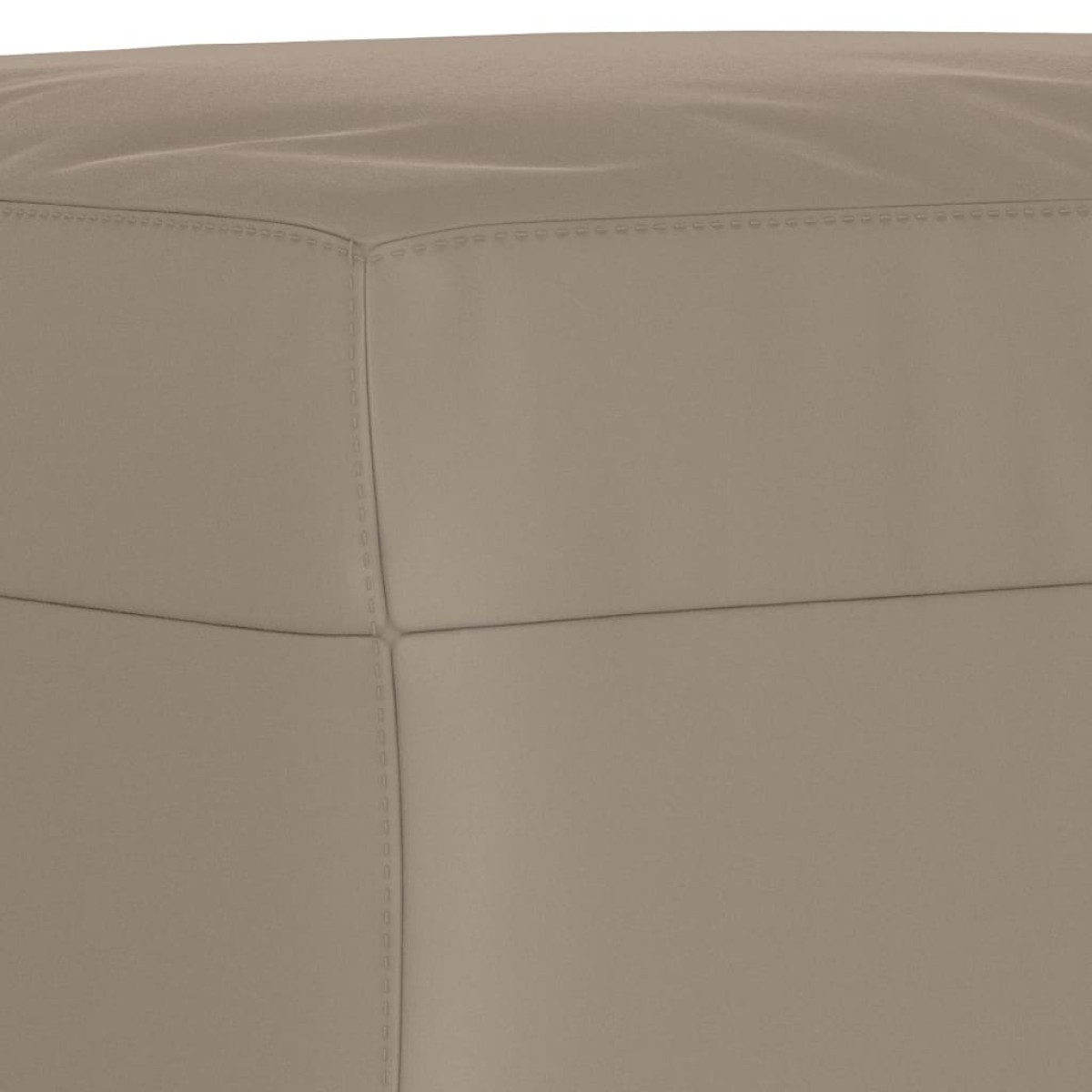 vidaXL Υποπόδιο Taupe 70 x 55 x 41 εκ. από Ύφασμα Μικροϊνών