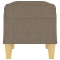 vidaXL Πάγκος Taupe 70 x 35 x 41 εκ. Υφασμάτινος