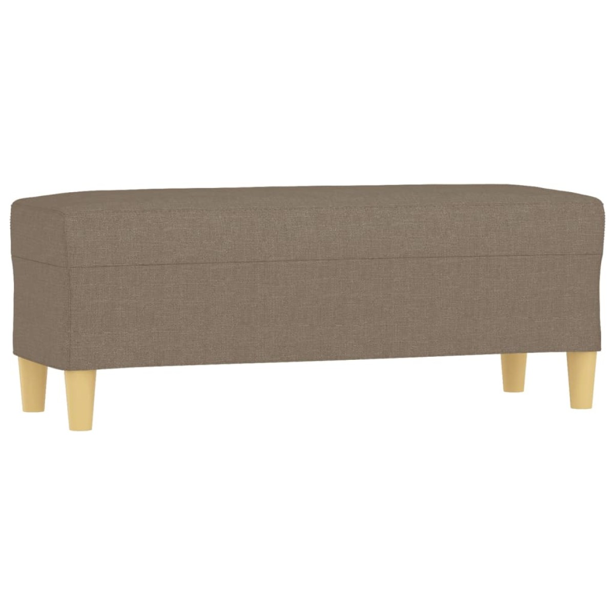vidaXL Πάγκος Taupe 100x35x41 εκ. Υφασμάτινος
