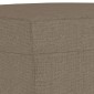 vidaXL Πάγκος Taupe 100x35x41 εκ. Υφασμάτινος