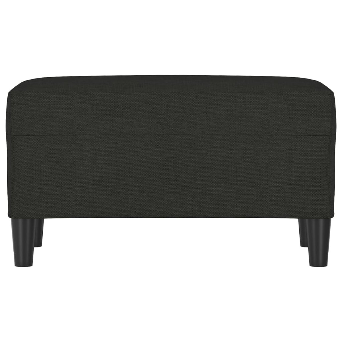 vidaXL Πάγκος Μαύρος 70 x 35 x 41 εκ. Υφασμάτινος
