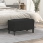 vidaXL Πάγκος Μαύρος 70 x 35 x 41 εκ. Υφασμάτινος