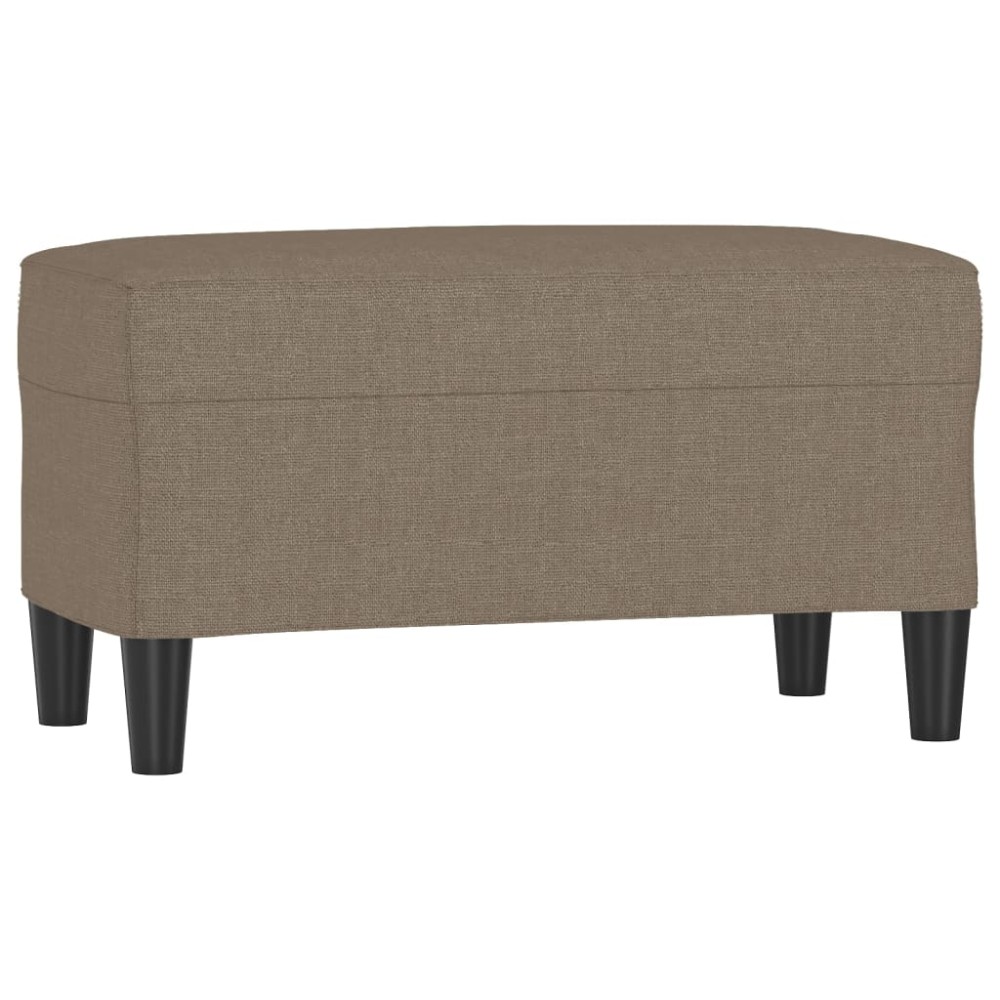 vidaXL Πάγκος Taupe 70 x 35 x 41 εκ. Υφασμάτινος