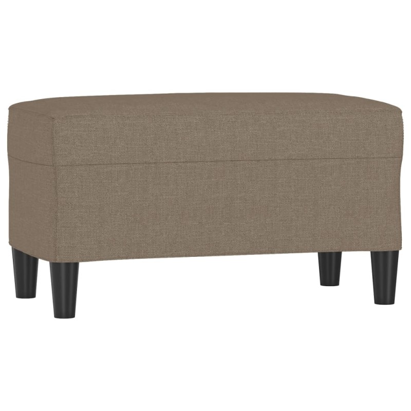 vidaXL Πάγκος Taupe 70 x 35 x 41 εκ. Υφασμάτινος