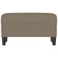 vidaXL Πάγκος Taupe 70 x 35 x 41 εκ. Υφασμάτινος