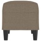 vidaXL Πάγκος Taupe 70 x 35 x 41 εκ. Υφασμάτινος