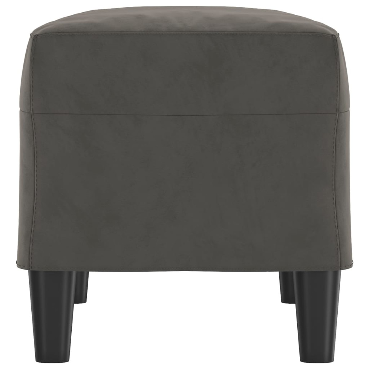 vidaXL Πάγκος Σκούρο Γκρι 70 x 35 x 41 εκ. Βελούδινος