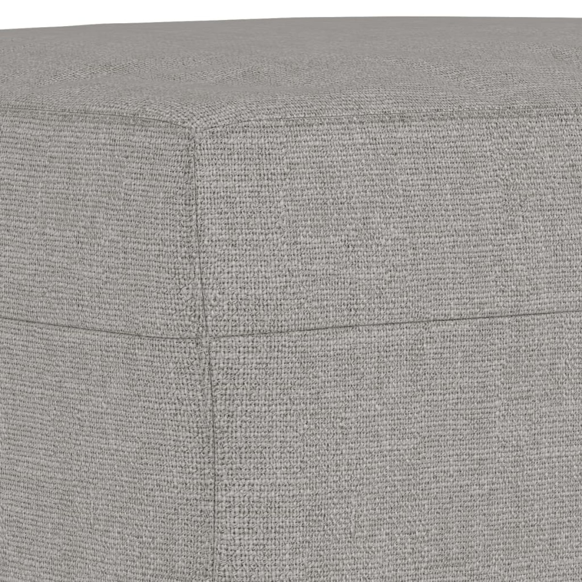 vidaXL Πάγκος Ανοιχτό Γκρι 100 x 35 x 41 εκ. Υφασμάτινος